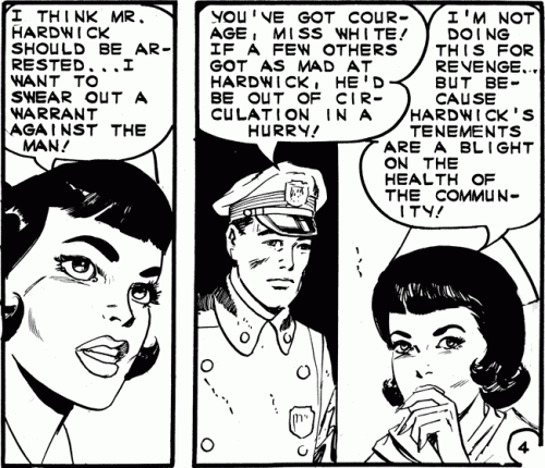 Original art by Vince Colletta Studio from "Condemned" in First Kiss #40, 1965.