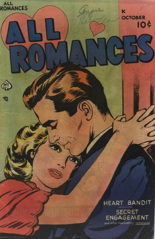 Art: Alice Kirkpatrick?         From All Romances #2, 1949.