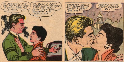 Art by John Tartaglione from First Kiss #3, 1955.