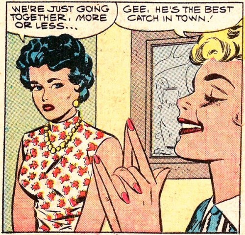 Art by Vince Colletta Studio from First Kiss #7, 1959.