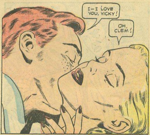 Artist unknown. From Great Lover Romance #16, 1954.