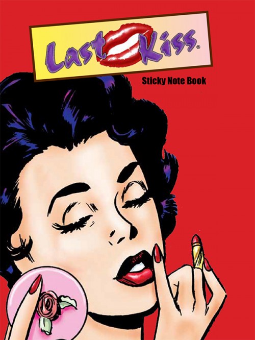 Last Kiss Sticky Notebook Cover
