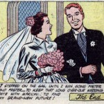 Art by Irv Novick from the story "My Borrowed Kisses" in BEST ROMANCE #7, 1952.