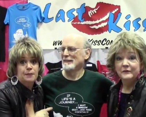Me being interviewed by comedians "Maxine" & "Sylvia" at the 2015 NW Women's Show.