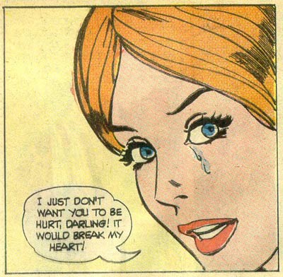 Artist unknown. From CAREER GIRL ROMANCES #49, 1969.