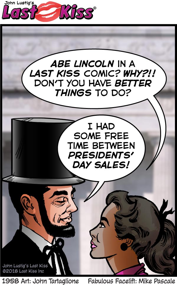 Abe Lincoln’s Last Kiss