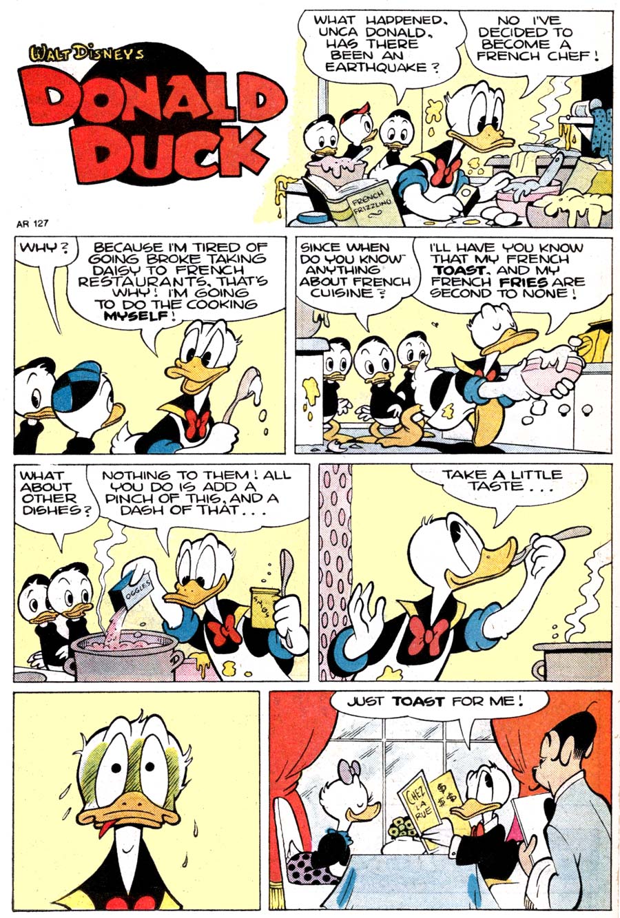 donald duck comic strip girlfriend