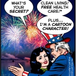 Last Kiss Fourth of July Comic