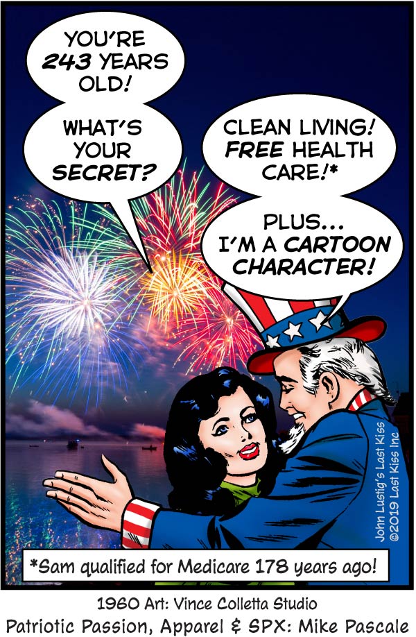 Last Kiss Fourth of July Comic