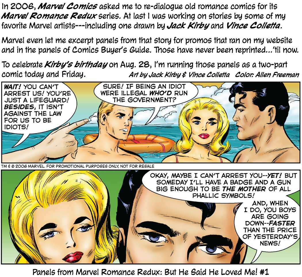 Jack Kirby & Marvel Romance Redux, Part 1