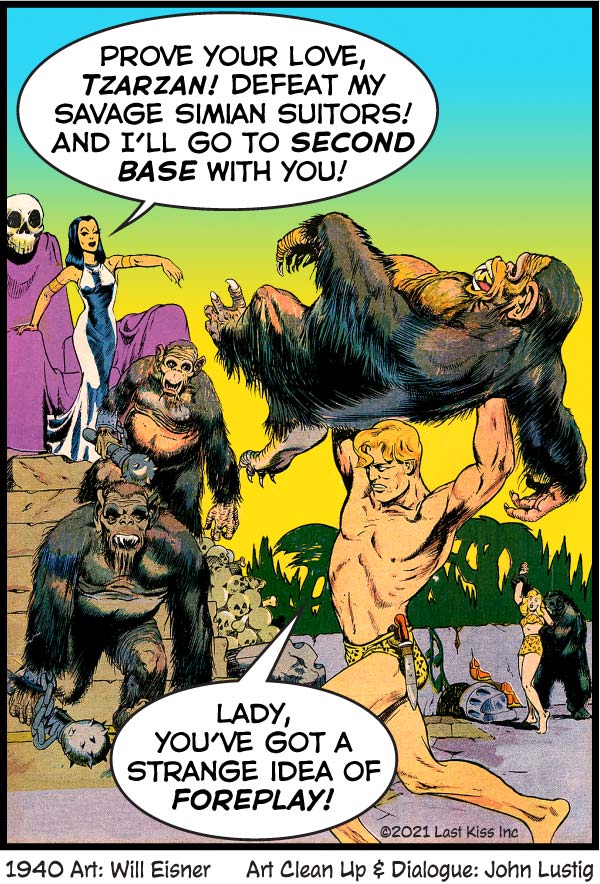 Tzarzan vs. the Savage Simian Suitors